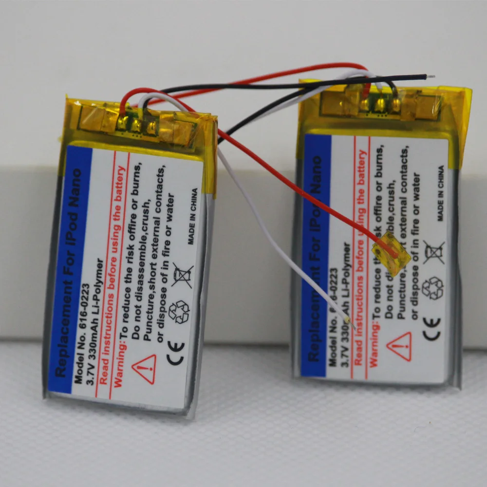30 Pz/Lotto Sostituzione Della Batteria Per Nano Nano1 Batteria Per Ipod Nano 1 Gen Mp3 1 Gb 2 Gb 4 Gb Batterie Bateria Batteriej