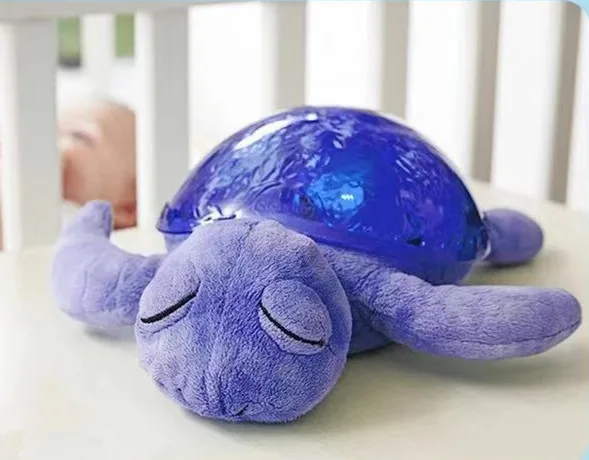 Звук и свет комфорт волна черепаха новорожденных пренатальное образование родителей и детей Музыка спящий игрушки подарок для новорожденного ребенка