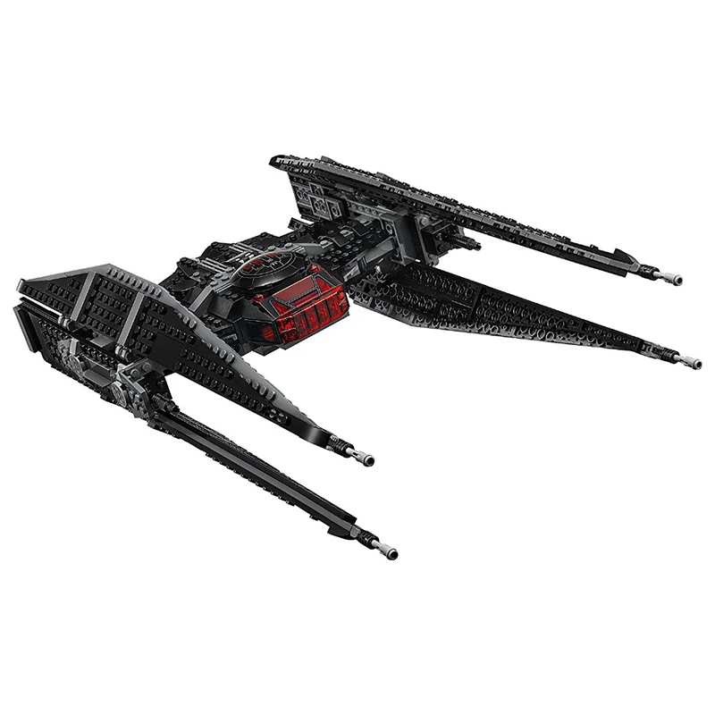 

10907 705Pcs Star Wars Kyloes Ren Tie Fighters Block Brick Starwars Figures Toy For Children Weapon Christmas Gift Lepining