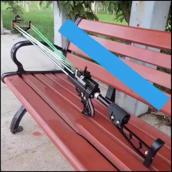 

High quality new mechanical slingshot biaxial sliding rubber belt power accurate quality outdoor shooting fish slingshot 2020