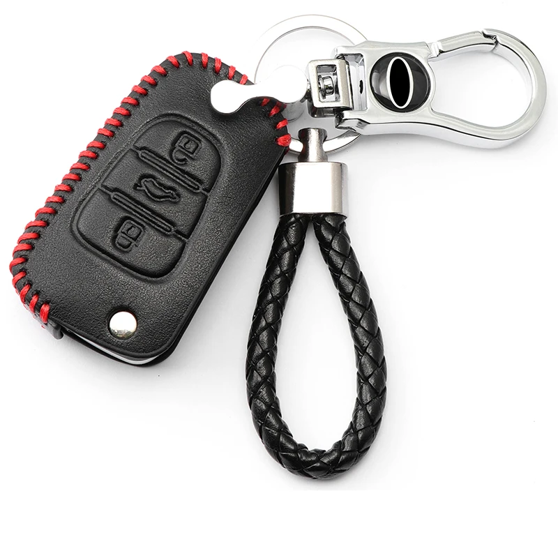 Кожаный чехол для ключей KIA K3 K5 K2 K4 Kx3 kx5 kxcross key protector|Футляр автомобильного ключа| |