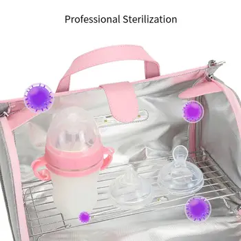 

LED UVC Sterilizer Bag USB Disinfection Sterilization Organizer for Towel M2EE