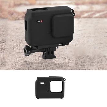 

Silicone Protective Case Skin Cover for Insta360 ONE R Black Dust-Proof Protector Sports Camera Accessories