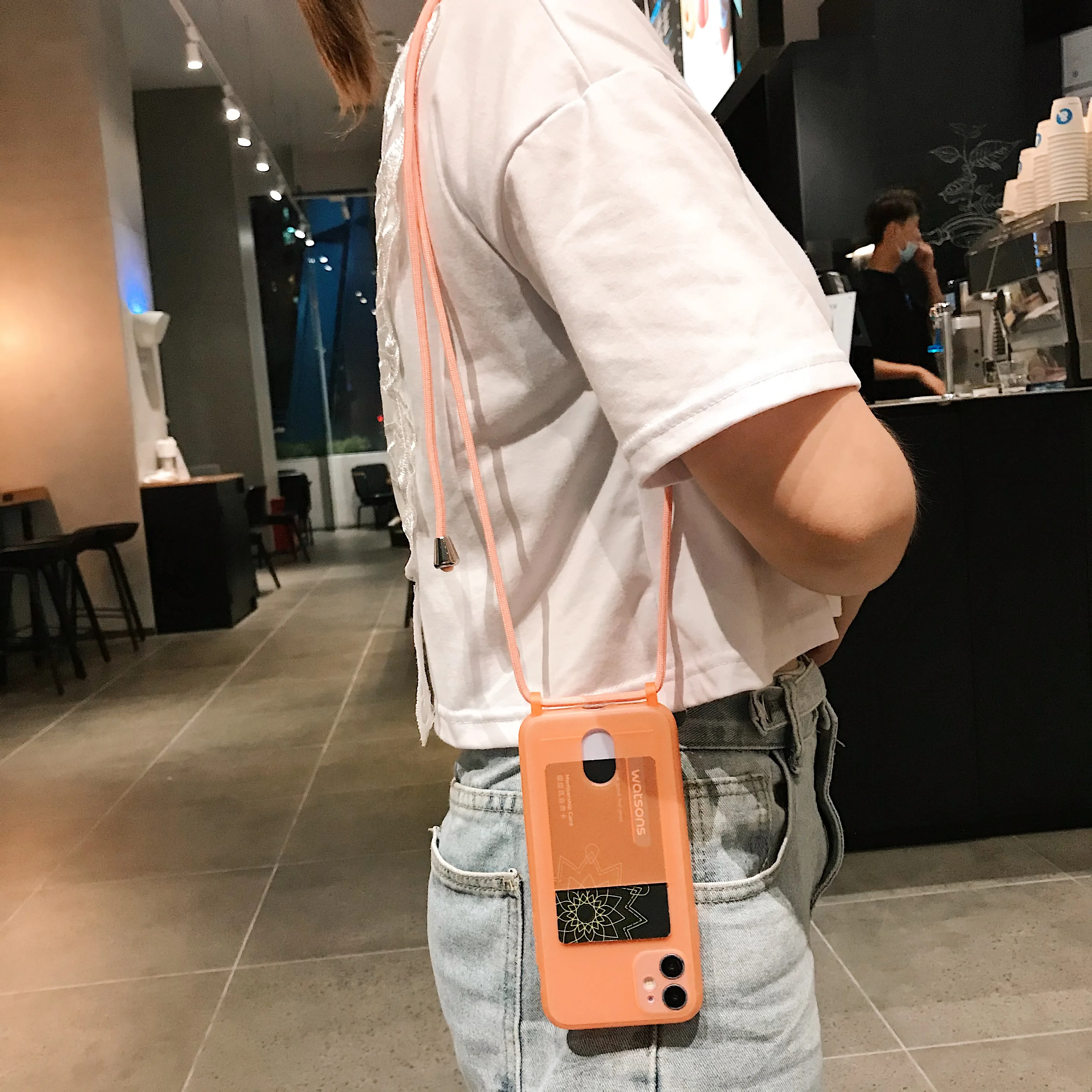 Роскошный чехол для телефона с цепочкой и ожерельем iPhone 11 Pro XS MAX X XR ремешок на шею