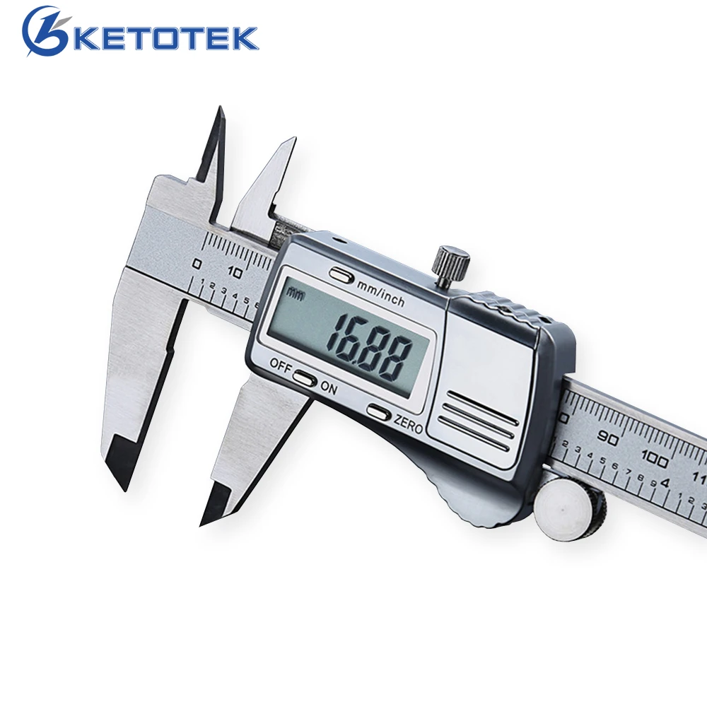 YGYYGY Electronic Digital Vernier Caliper 6 Inch/150mm Stainless Steel