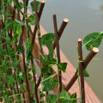 

Activity Layout Green Vine Simulation Plant Telescopic Fence Shopping Mall Decoration 40cm*15cm#1
