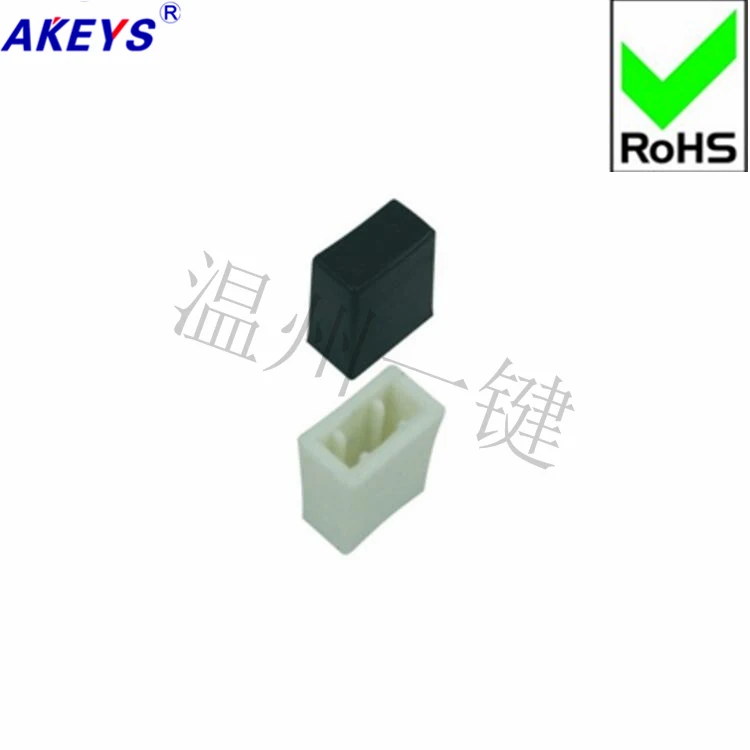 

20pcs A69 High-quality straight key switch hat switch self-locking red and white black with key switch/key switch cap.