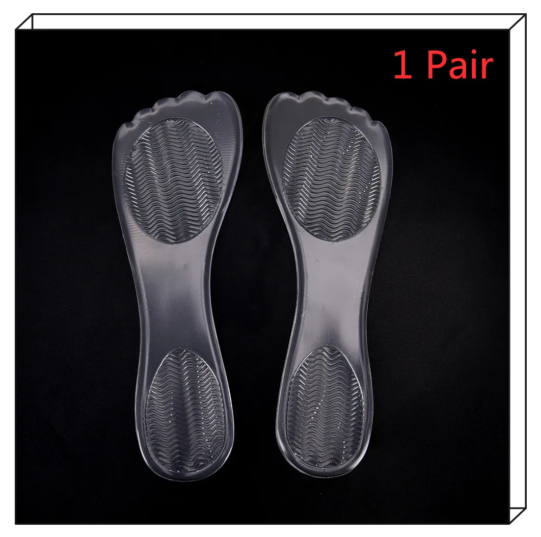 1pair Gel Inserts Pads Cushion For Women Foot Massage Silicone Female High Heels Pad Arch Support Insoles Shoes Accessories NEW
