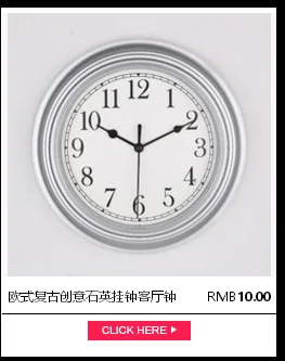 MDF(Medium Density Fiberboard) Board Density Board Wall Clock Circle Wood Wall Clock Living Room Bedroom Mute 12-Inch Clock Poc