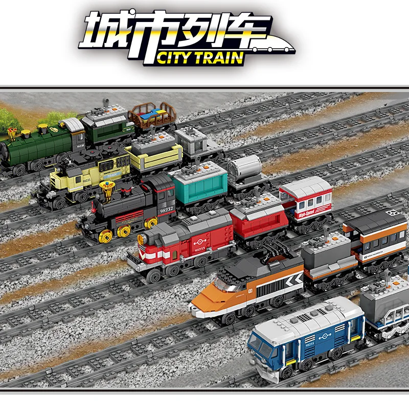 

KAZI Train 6 City Camera Track Building Blocks Product Category 8 Electric Series 10 Effective Product Category 12 Harmony