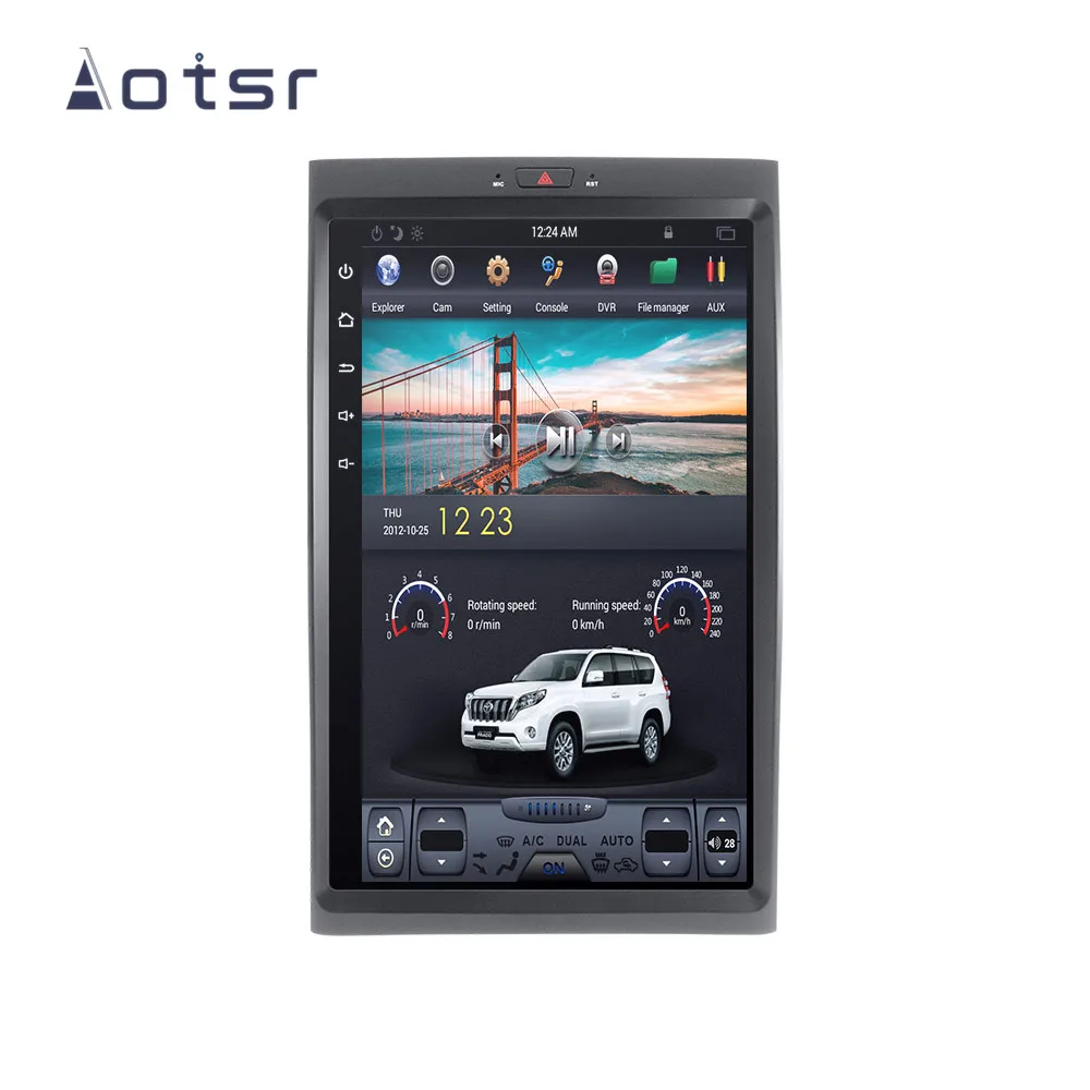 Tesla стиль вертикальный экран Автомобильный dvd-плеер gps навигация для Ford expedition 2007+ Авто Радио стерео, головное устройство мультимедийный плеер