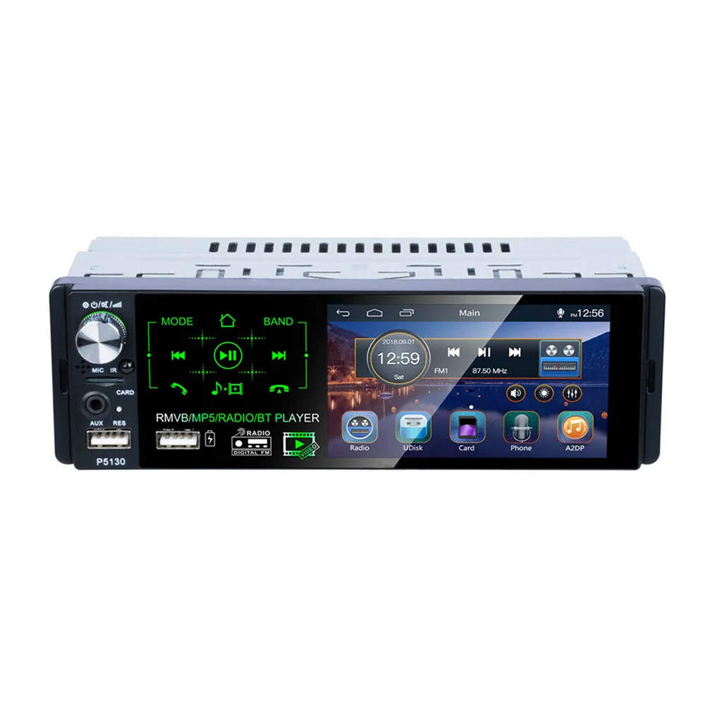 P5140 Автомагнитола Стерео DVD CD плеер MP3 Bluetooth в тире Автомобильный Мобильный Интернет универсальный автомобильный стерео HD для заднего вида