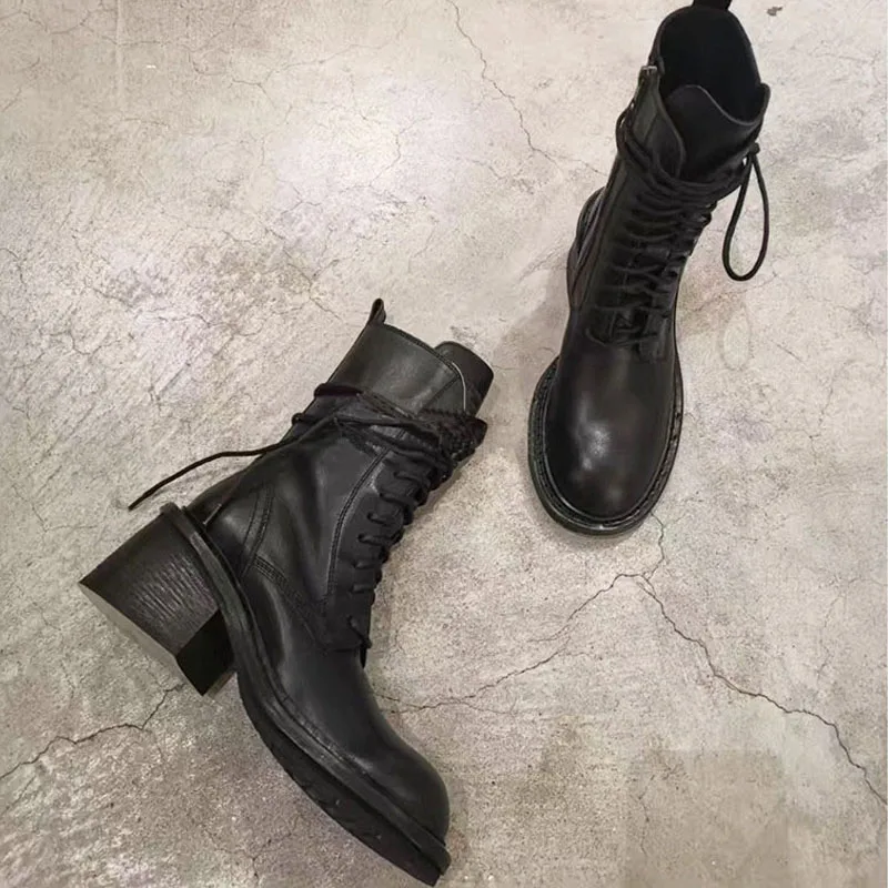 Scarpe donna/2019 г. Женские осенне зимние ботильоны женская однотонная черная модная