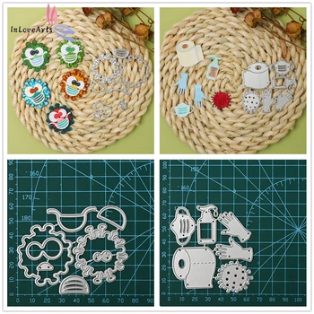 

InLoveArts 2020 Medical Supplies Metal Cutting Dies Stencils for Scrapbooking Photo Album Decoration Embossing Card Crafts Dies