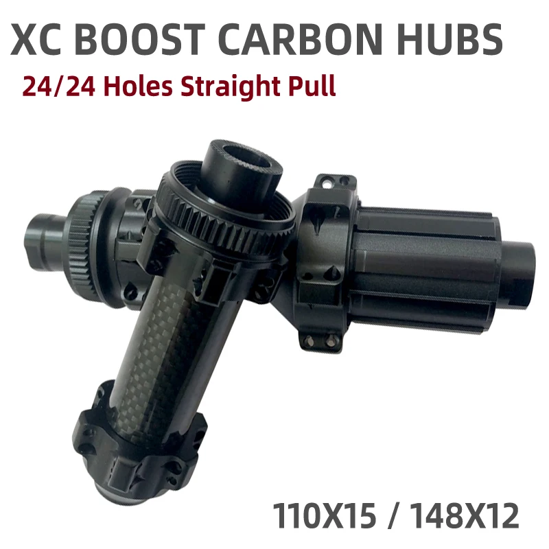 

XC Boost, велосипедная карбоновая Втулка с 24 отверстиями, задняя подшипниковая ось 110/148, Задняя втулка Shimanoo, 11 скоростей