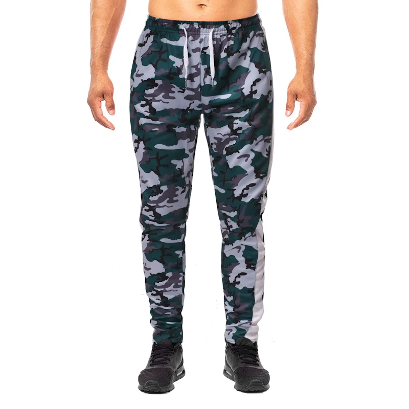 HEFLASHOR Men's Camo Jogging Pants Men's Bodybuilding Gym Pants