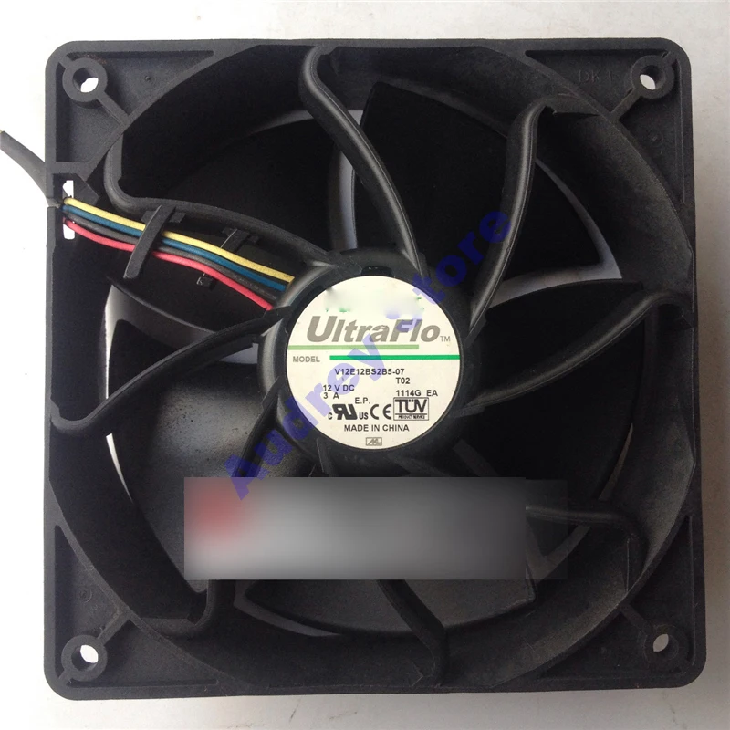 V12E12BS2B5-07 12038 12V 1.85A 3A 36W объемный Вентилятор охлаждения сервера 4500 об/мин 200CFM 4
