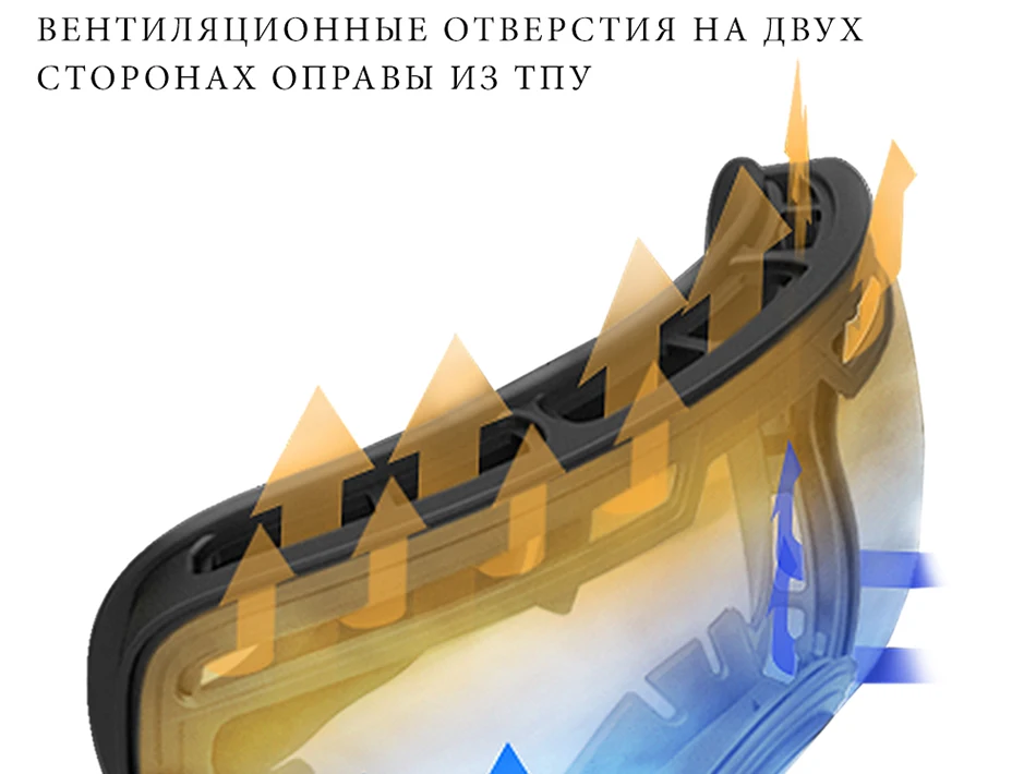 COPOZZ детские лыжные очки маленького размера для детей двойные UV400 противотуманные маски очки лыжные очки для девочек и мальчиков сноуборд очки GOG-243