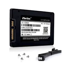 Zheino 3D SATA3 128GB SSD жесткий диск высокоскоростной 3D TLC NAND флэш Внутренний твердотельный диск для ПК ноутбука алюминиевый сплав