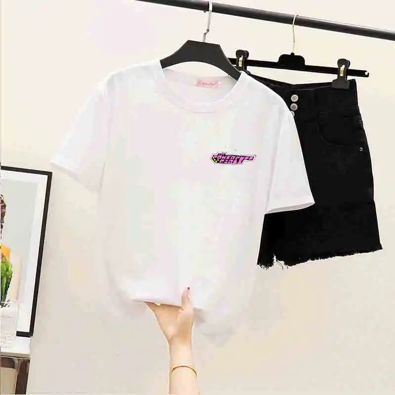 2020 New Kawaii Tops Puffpower Girls Shirts Police Harajuku Streetwear Funny Cartoon Printed T Shirts Women S Fashion Clothing T Shirts Aliexpress