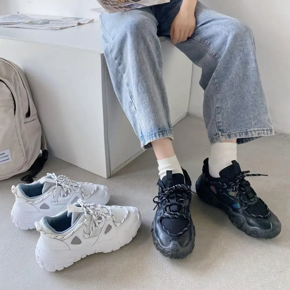 

2020 summer new fashion wild sports casual shoes old shoes women thick bottom increased breathable mesh shoes X099