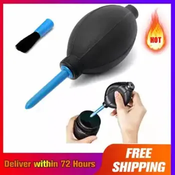 

Universal Dust Blower Cleaner Leather Air Blower Pump Dust Cleaner telescope lens keyboards cellphone Cleaning Tool + brush