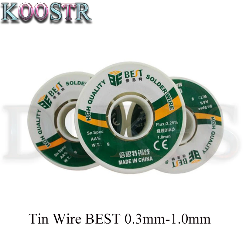 Soldering Tin Wire BEST0.3mm- 1.0mm 100g 60/40 Lead Melt Rosin Core BEST 0.3mm-1.0 Solder Roll | Инструменты