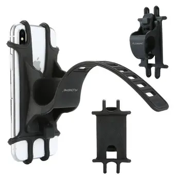 

by DHL or Fedex 100pcs Universal Motorcycle Mobile Phone Silicone Holder Buckle Pull Nonslip Cellphone GPS Handlebar Bracket