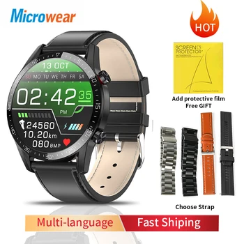 

2020 New Microwear L13 Smart Watch ECG Heart rate Bluetooth Call Blood Pressure Sport Smart Watch for men IP68 VS L16 smartwatch