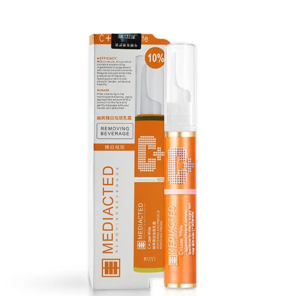 

15ml Vitamin C Cream Pure Hyaluronic Acid Brightening Whitening Acne Cream Removal Care Moisturizing Face Anti-aging T6N3