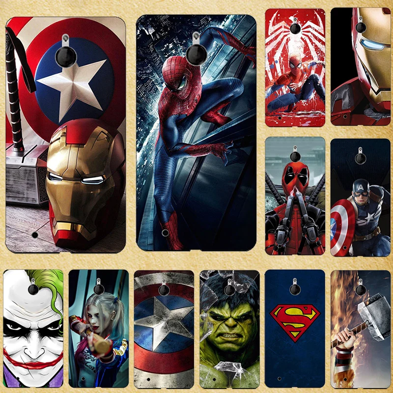 Чехол для телефона Super Hero чехол Nokia Lumia 230 532 535 540 550 630 640 650 850 950 640XL XL Мягкая