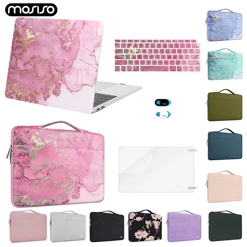 

Чехол для ноутбука 2020 2021 MacBook Air 13 дюймов A2337 M1 A2179 A1932 Pro 13 A2338 A1706, пластиковый жесткий чехол-портфель