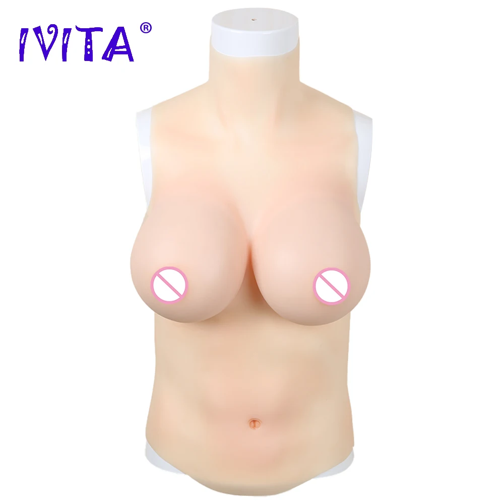 Искусственные силиконовые формы для груди IVITA имитация модное боди трансвестит