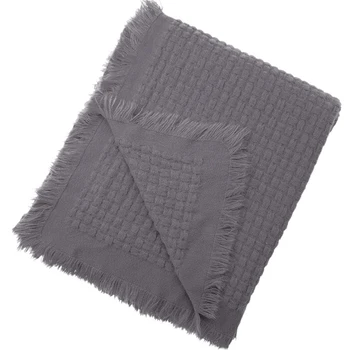

Super Soft Bed Sofa Decorative Woven Living Room Knitted Blanket Home Textile Throw Fluffy Cozy Thickened Air Conditioning Solid