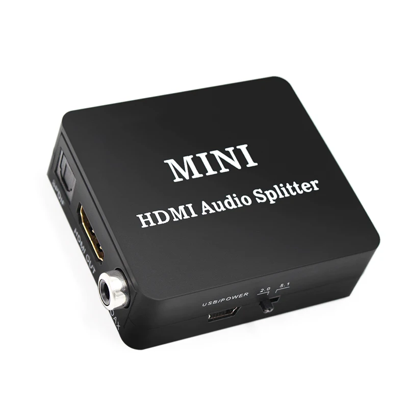 

HDMI to HDMI SPDIF,COAXIAL,EARPHONE , 2CH/5.1CH ,Audio Extractor Converter Audio Splitter with usb cable