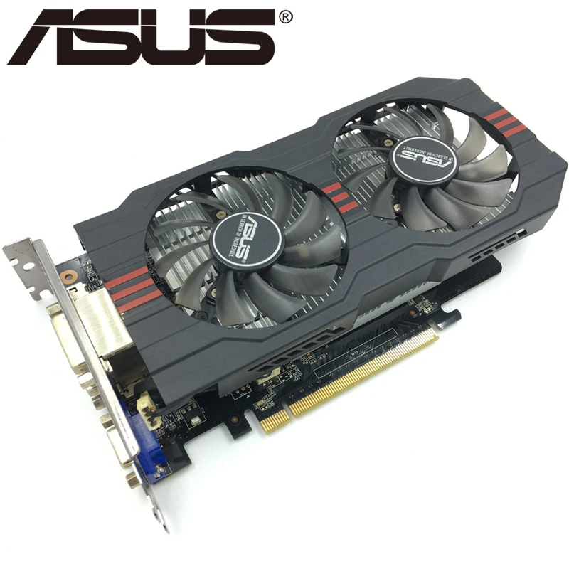 video card in computer ASUS Graphics Card Original GTX 750 Ti 2GB 128Bit GDDR5 Video Cards For nVIDIA Geforce GTX 750Ti Used VGA Cards GTX750TI 1050 gpu computer