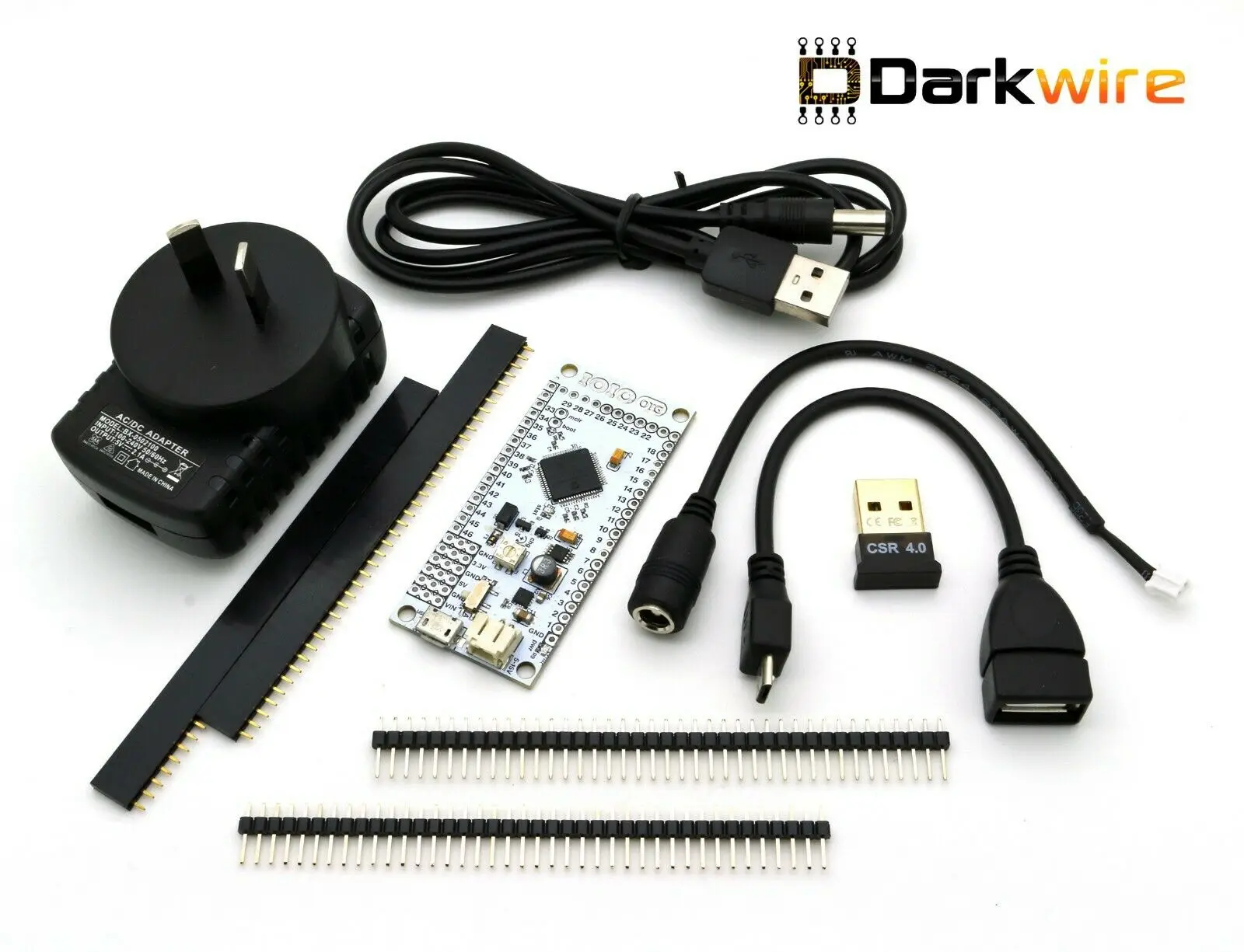 IOIO OTG Android плата для разработки+ Bluetooth ключ+ баррель Jack-to-JST адаптер+ OTG