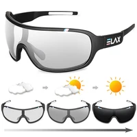 ELAX marque polarisé photochromique UV400 lunettes de cyclisme sur route en plein air sport cyclisme lunettes de soleil hommes femmes vélo vélo lunettes 1