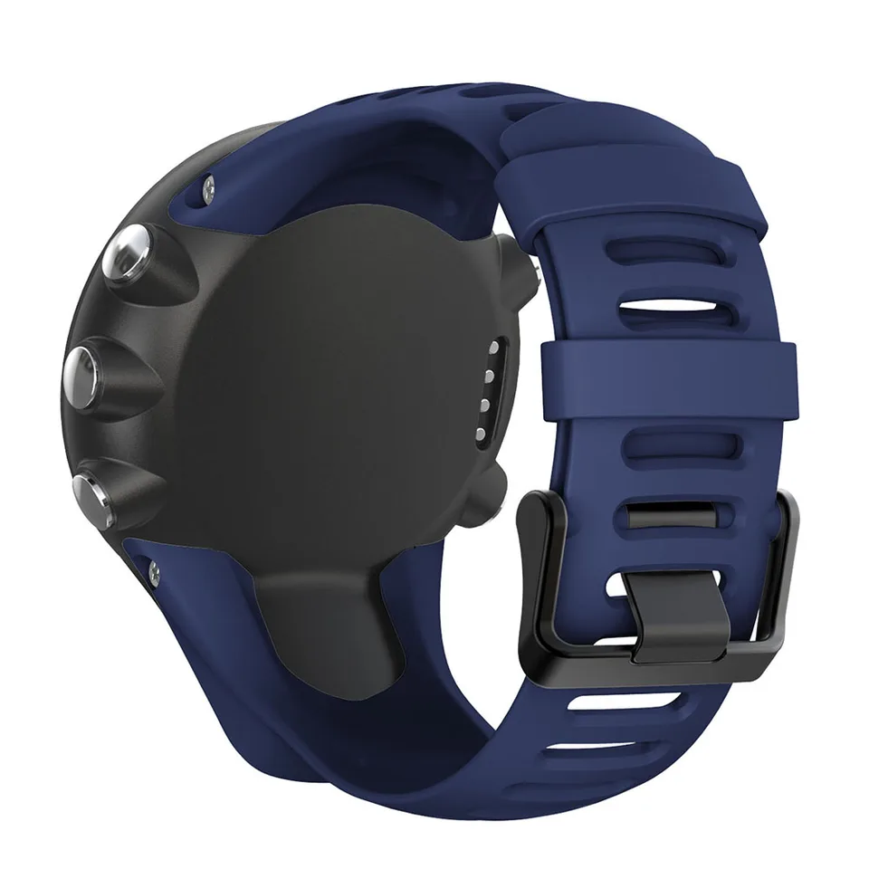 Cinturino Di Ricambio Per Suunto Ambit 3 (Peak, Sport, Run) E Ambit 2/1 - Gomma Resistente Impermeabile, Con Kit Viti E Cacciavite, Regolabile 15 Fori
