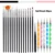 Nails Art Brushes For Manicure Set 3D Pen UV Gel Acrylic Extension Builder Brushes Nail Accessoires Tool Nail Brushes Decoration