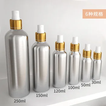 

30ml 50ml 100ml 120ml 150ml 250ml 500ml Aluminum Bottle for spray , shampoo , olive oil ,cosmetics packaging