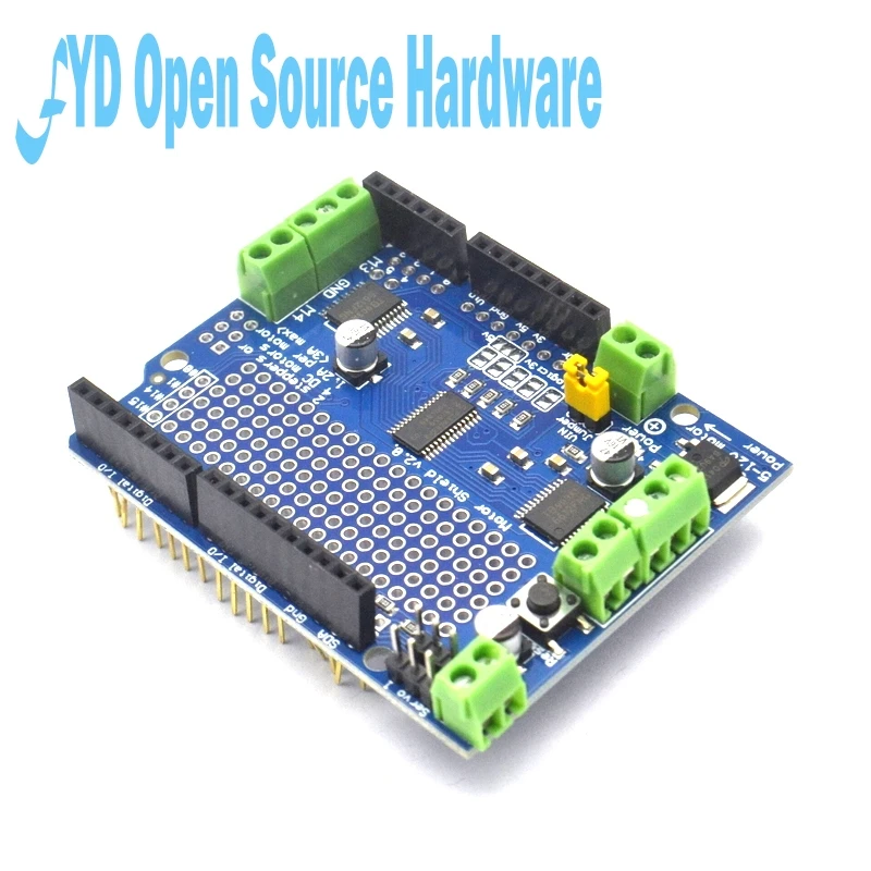 IIC I2C TB6612 Mosfet шаговый двигатель PCA9685 ШИМ Серводвигатель щит V2 для Arduino робота PWM Uno