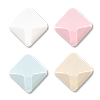 

Plug Hook Strong Adhesive Hanging Kitchen Power Cord Appliance Paste Type Drill-free Innovative Socket Hanger