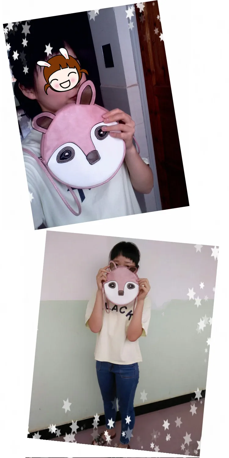 

2019 Korean-style Cute WOMEN'S Bag Creative Fox Bag Simple Phone Coin Purse Hand Shoulder Bag Adorable