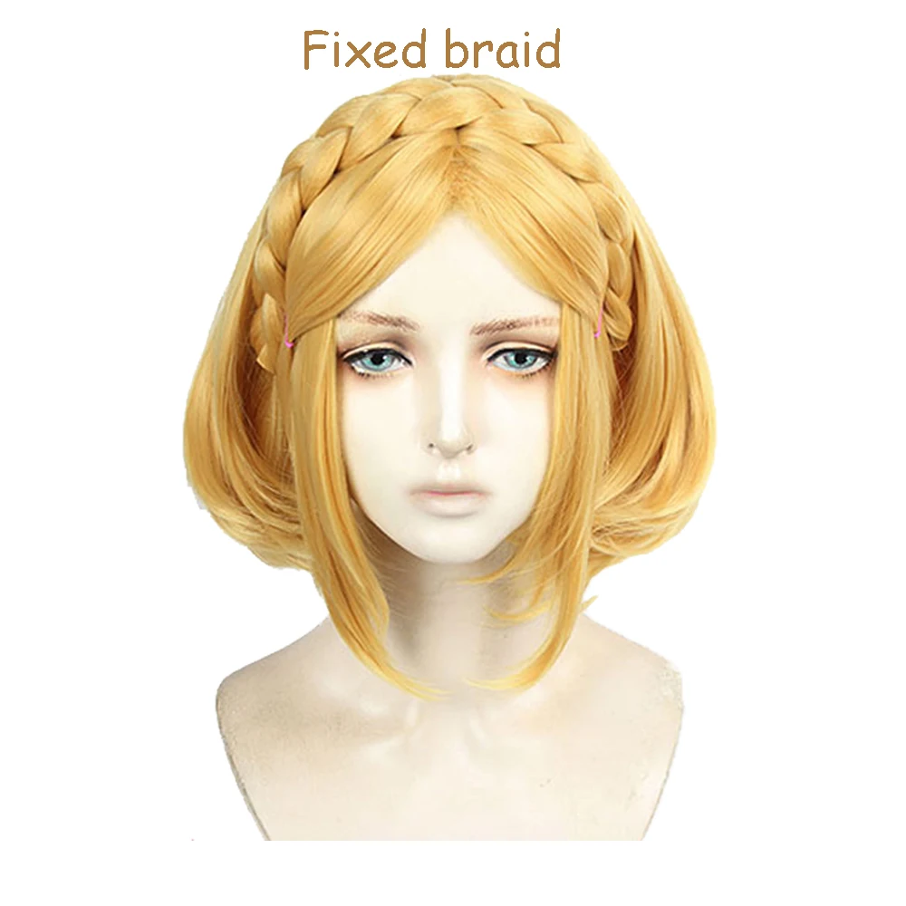 X Costume La Leyenda De La Princesa Zelda Peluca De Pelo Corto Cosplay Peluca De Dos Maneras De Llevar Cosplay De Halloween Sombrereria De Fiesta Accesorio G Aliexpress