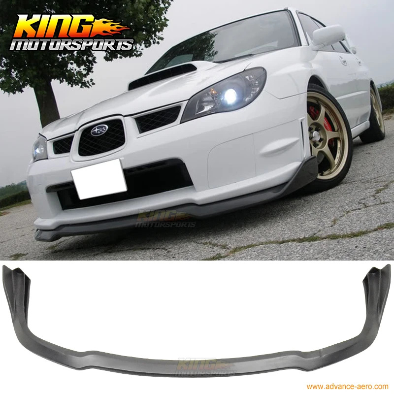 Подходит для 06-07 Subaru Impreza Wax 4D CS спортивный стиль черный поли пропилен передний