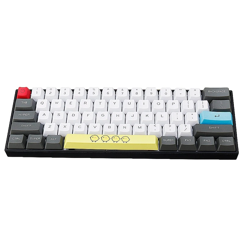 PPYY-Yellow Chick PBT Space Keycaps механическая клавиатура DIY Keycap(6.25U Space Keycap