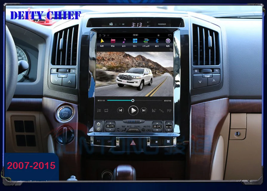 12 1 дюймов 32 ГБ Android автомобильный мультимедийный GPS радио для Toyota Land Cruiser 2007 2015