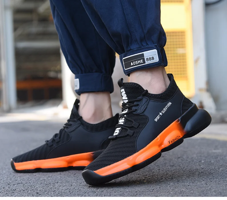 37-46 Outdoor Construction Work Safety Boots Men's Boots Casual Shoes AIR Mesh Cushion Non-slip Wear-resistant Designer Sneakers