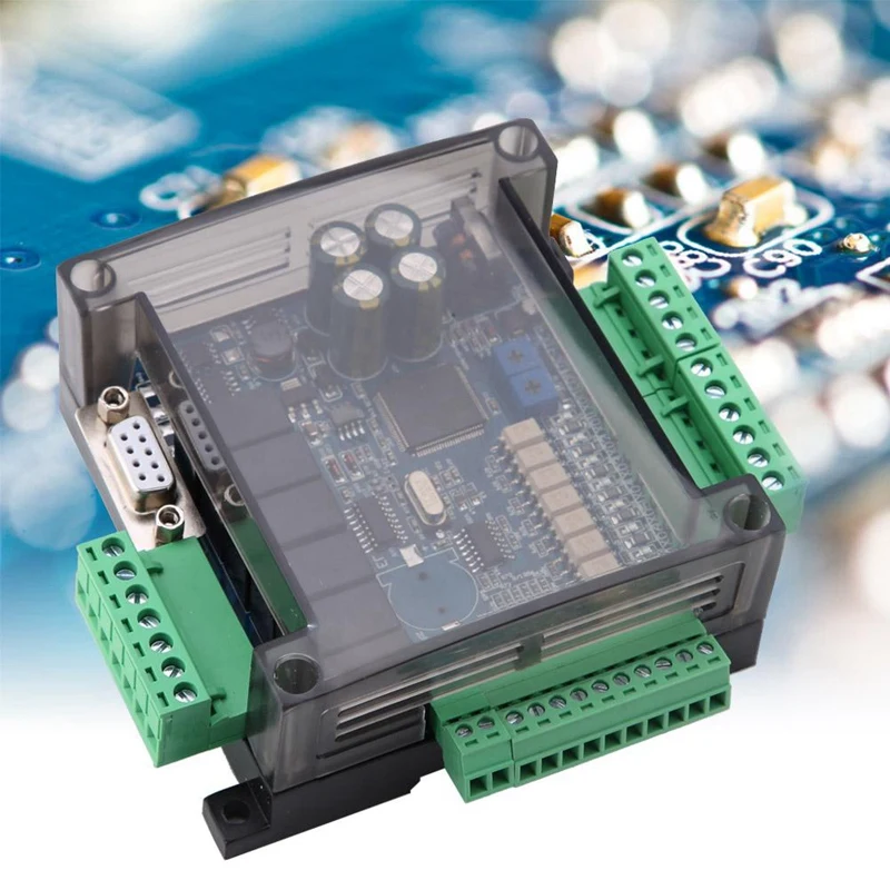 1 Pcs PLC Programmable Controller PLC Industrial Control Board FX3U-14MR 8 Input 6 Output Programmable Simple Controller